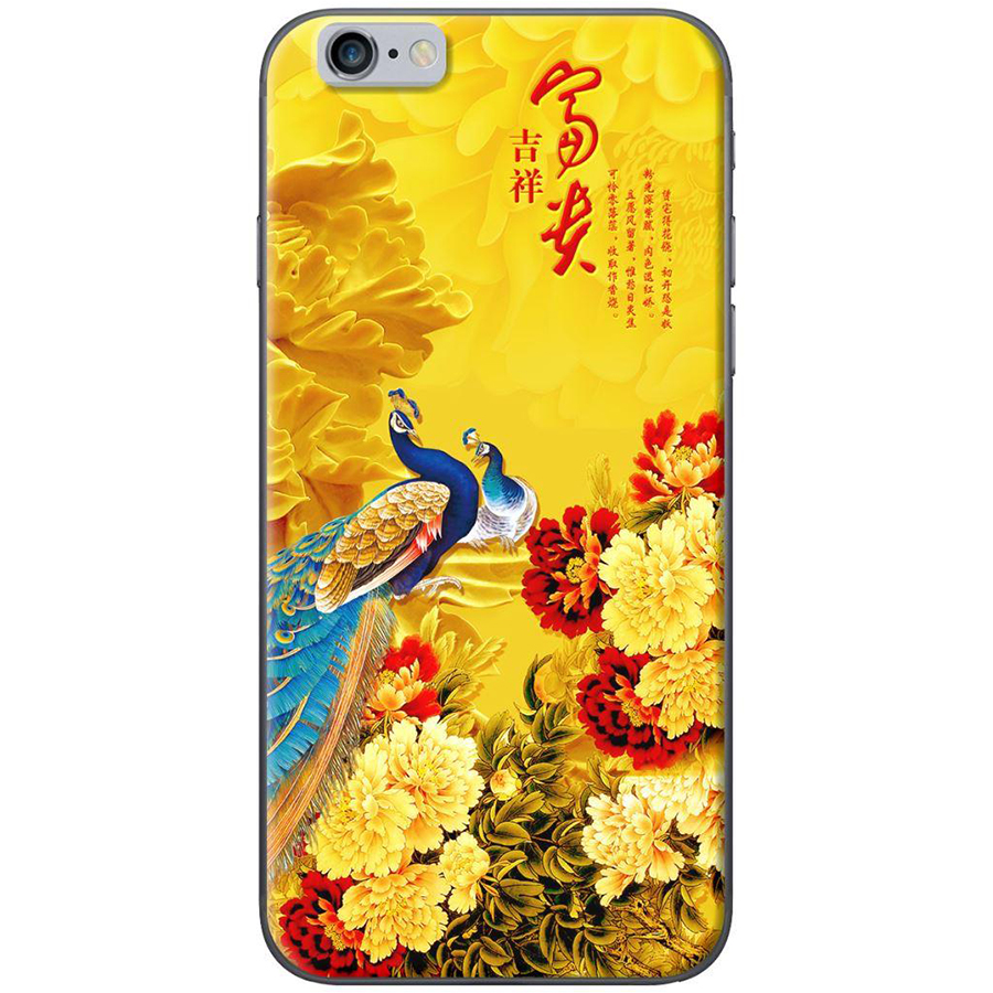 Ốp Lưng Dành Cho iPhone 6/ 6S Và iPhone 6 Plus/ 6S Plus - Công Và Hoa