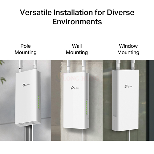 Bộ mở rộng sóng Wifi 4G LTE TP-Link Outdoor Router 300 Mbps TL-MR100-Outdoor - Hàng chính hãng