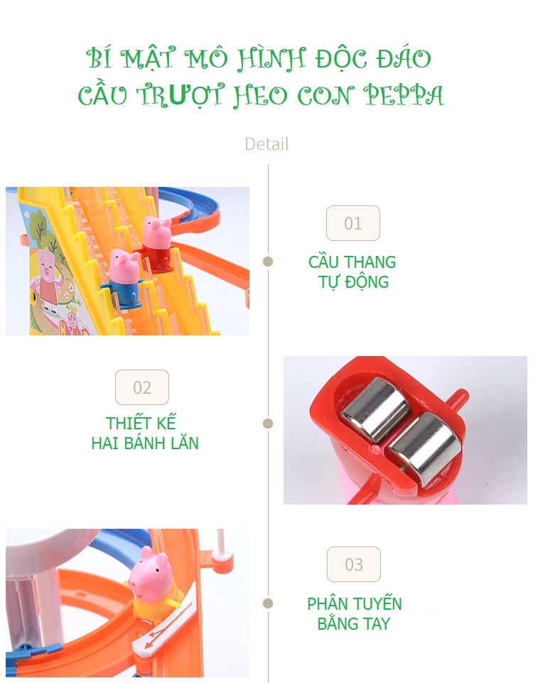 Cầu Trượt Heo Con PEPPY