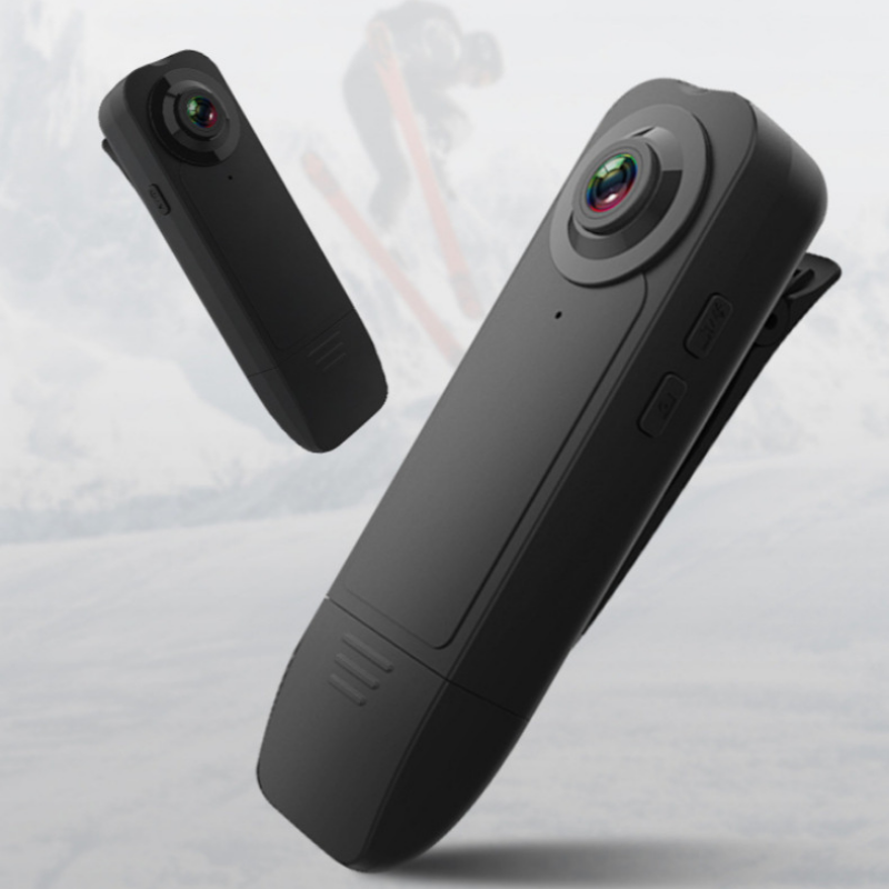 Máy ảnh thể thao ngoài trời trở lại clip 1080p HD Night Vision ghi âm âm thanh phát hiện chuyển động Máy ảnh cổ áo thể thao ngoài trời