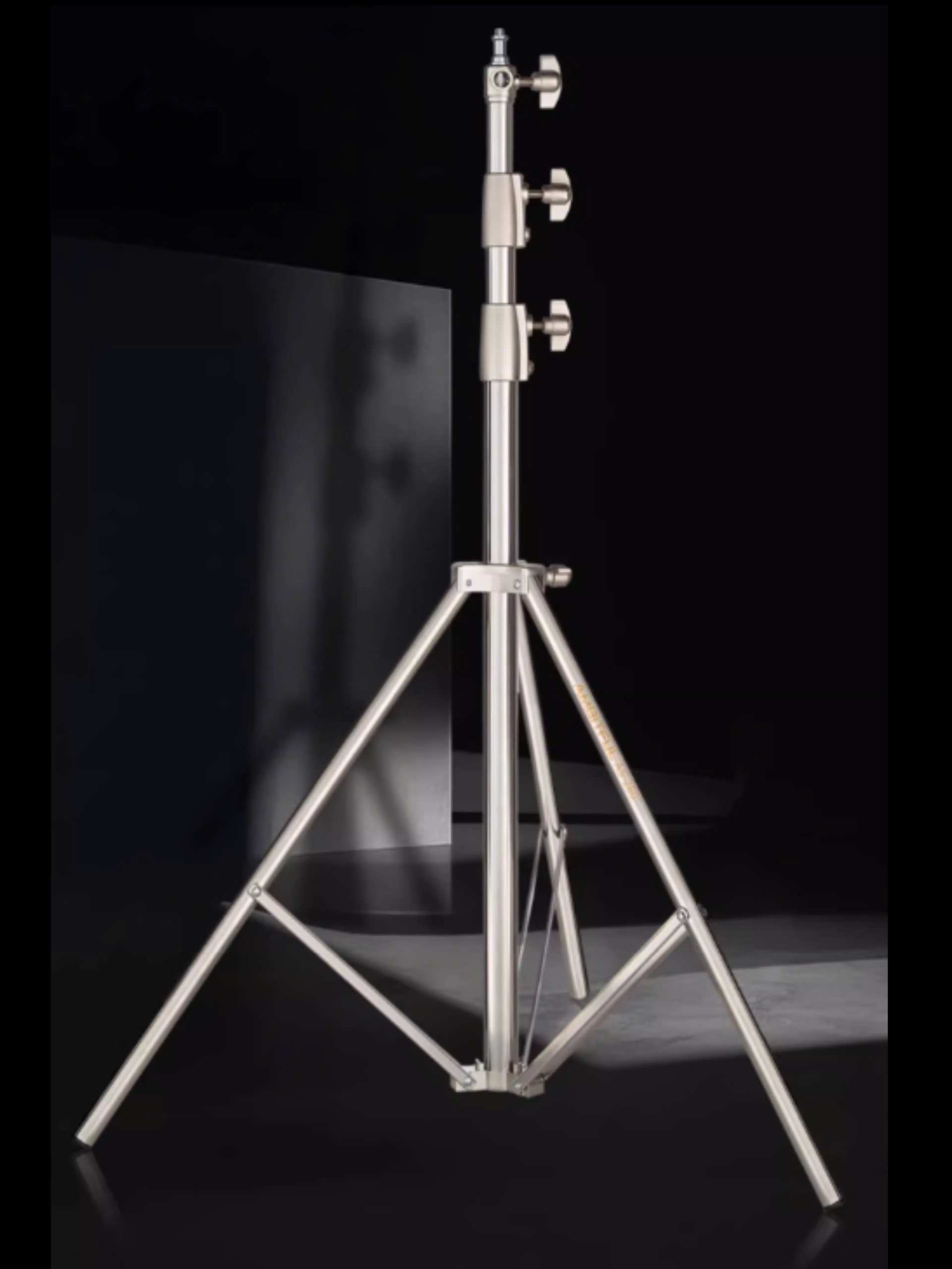 Chân đèn inox 8809 cao 2.8m loại tốt chịu tải 10 kg gắn đèn, máy ảnh chuyên nghiệp cho livestream studio phòng thu hàng nhập khẩu