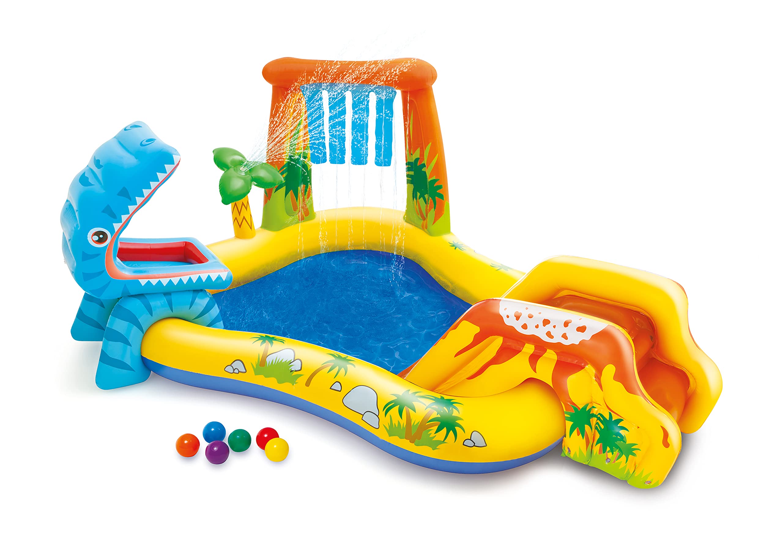 Hồ bơi bơm hơi, công viên nước khủng long Dinosaur Inflatable Play Center