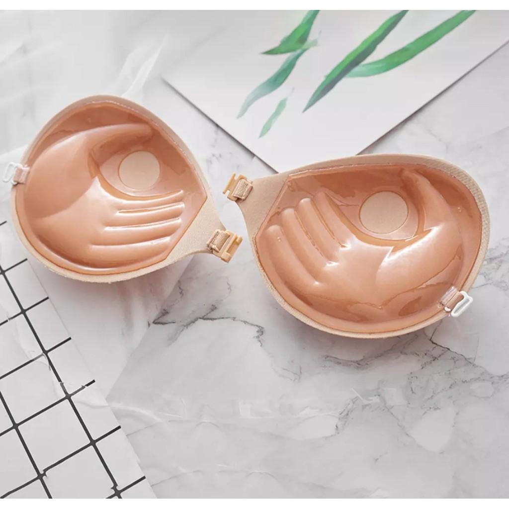 Áo ngực dán nữ cài trước nâng ngực - có thể gắn dây trong chống tuột - A08