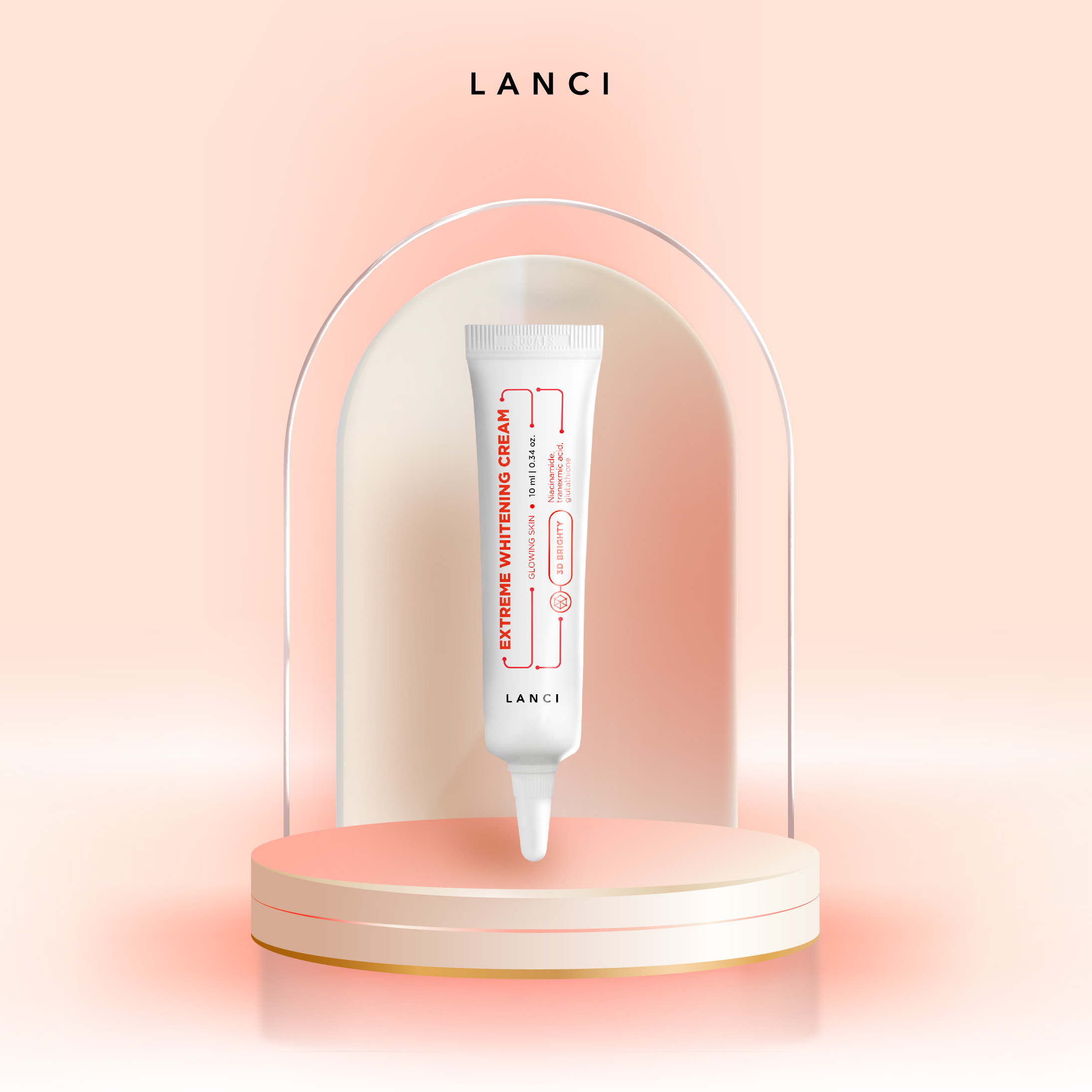 Minisize Kem Dưỡng Trắng Da LANCI Extreme Whitening Cream 10ml