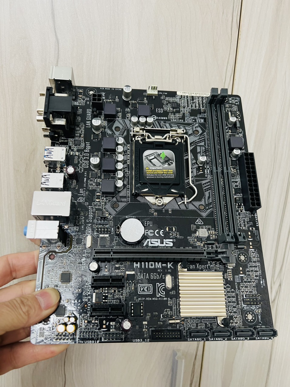 Bo Mạch Chủ (Mainboard) ASUS H110M-K (HÀNG CHÍNH HÃNG)