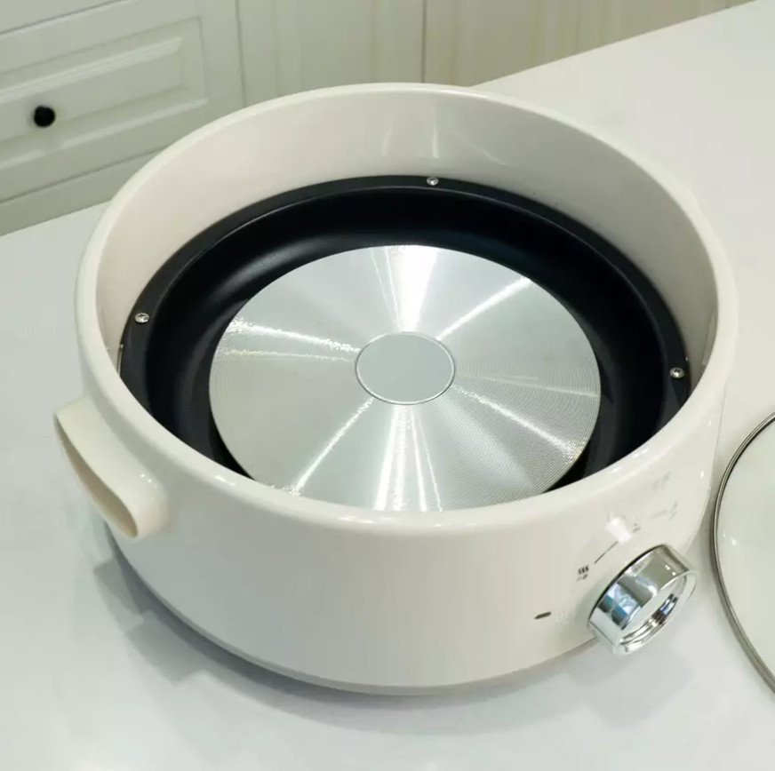(NEW MODEL) Nồi Lẩu Điện Đa Năng 5L Haatz HEH508 Nấu Lẩu Xào Rán, Lòng Gốm Chống Dính Tháo Rời - Hàng Chính Hãng
