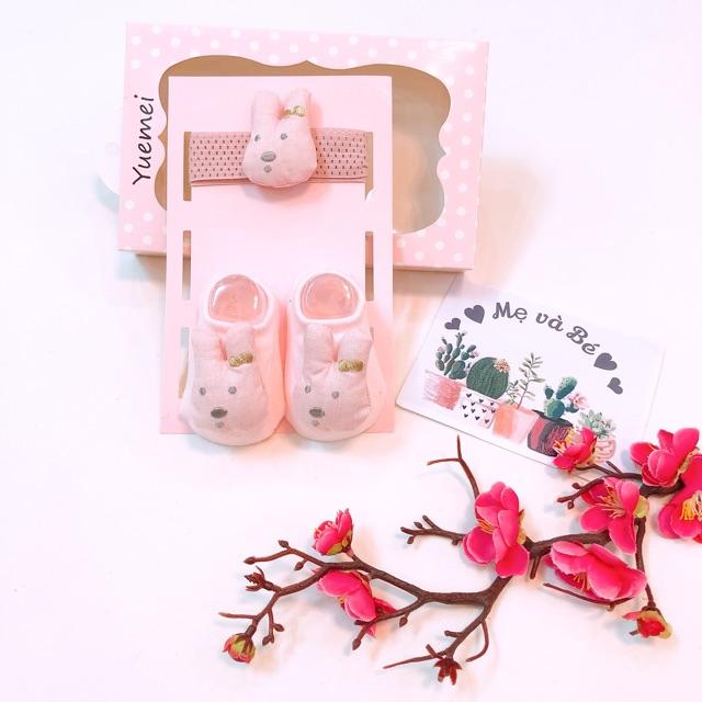 Set tất thú + băng đô sơ sinh