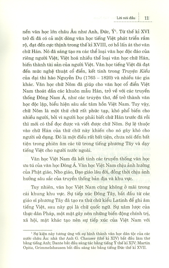 Lược Sử Văn Học Việt Nam - Bìa mềm