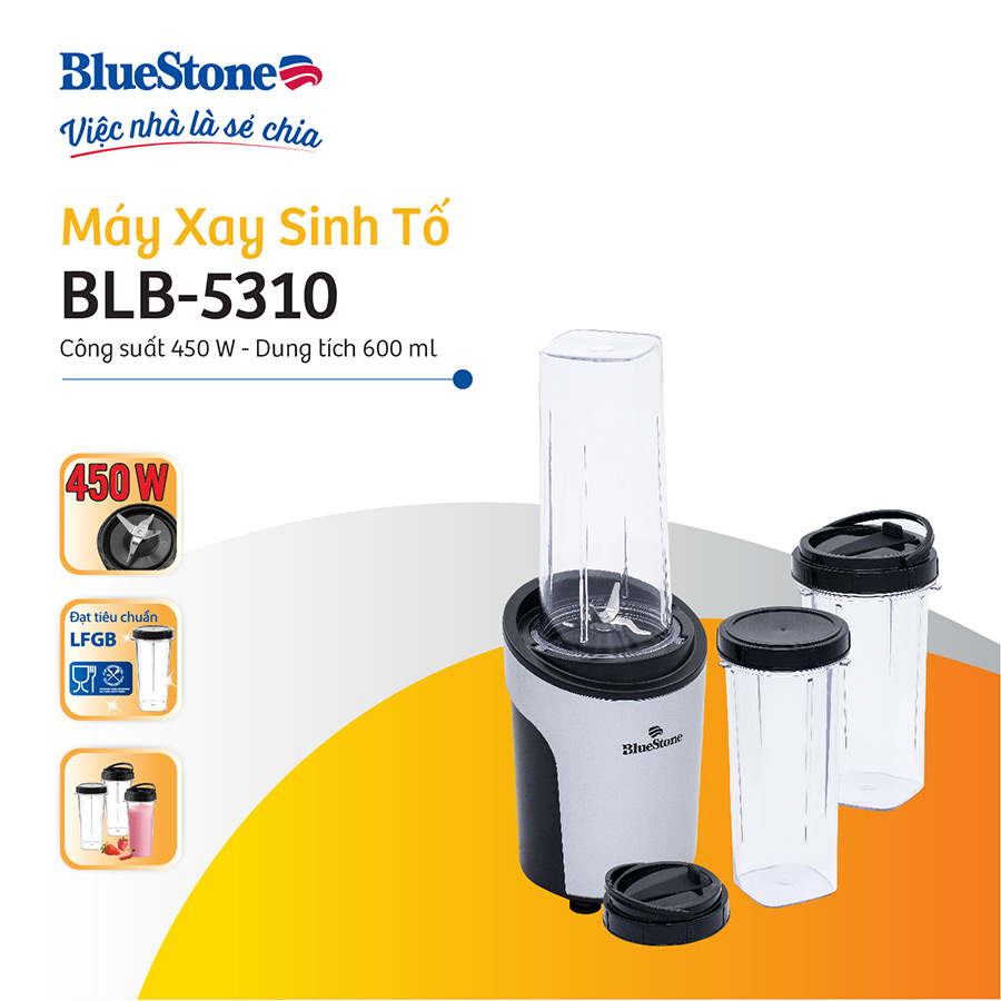 Máy xay Sinh Tố BlueStone BLB-5310 (450W) - Hàng chính hãng