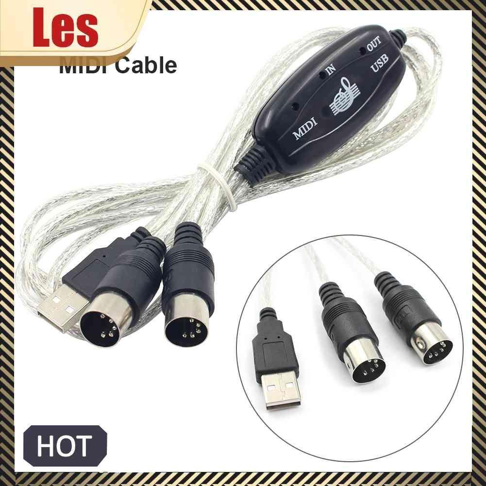 Cáp Chuyển Đổi MIDI Sang USB Chuyên Nghiệp Cho Bàn Phím Điện Tử