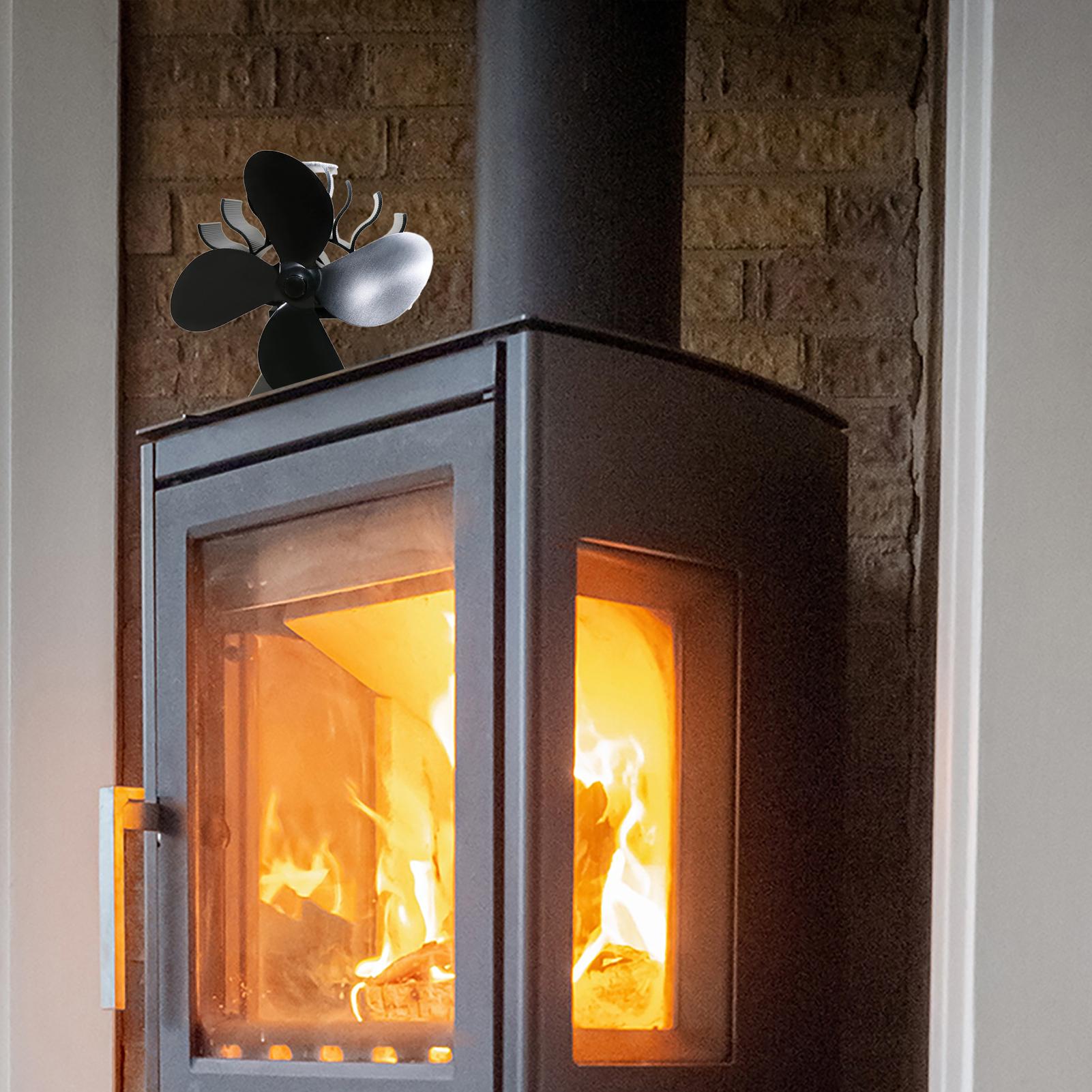 Quạt Lò Sưởi Chạy Bằng Điện Không Gây Tiếng Ồn Cho Bếp Gas