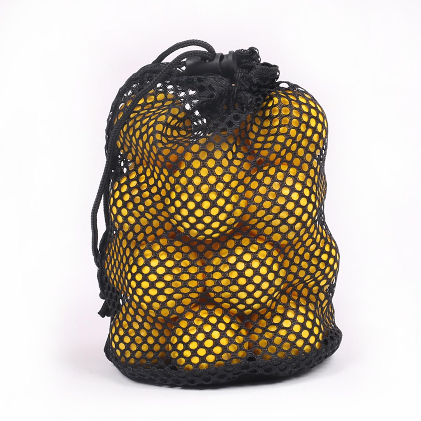 Nylon Golf Ball Storage Bag Mesh Net Pouch Golf Accessories Tennis Ball Bag