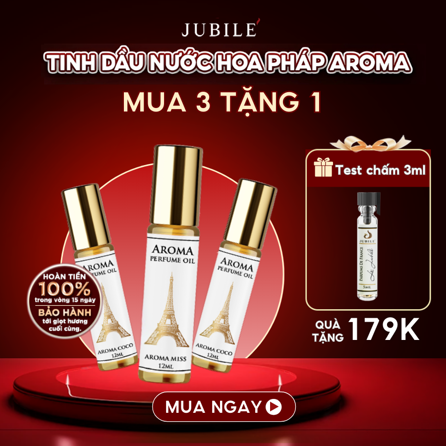 Aroma The Scent W – Tinh Dầu Nước Hoa Pháp Dạng Lăn 12ml