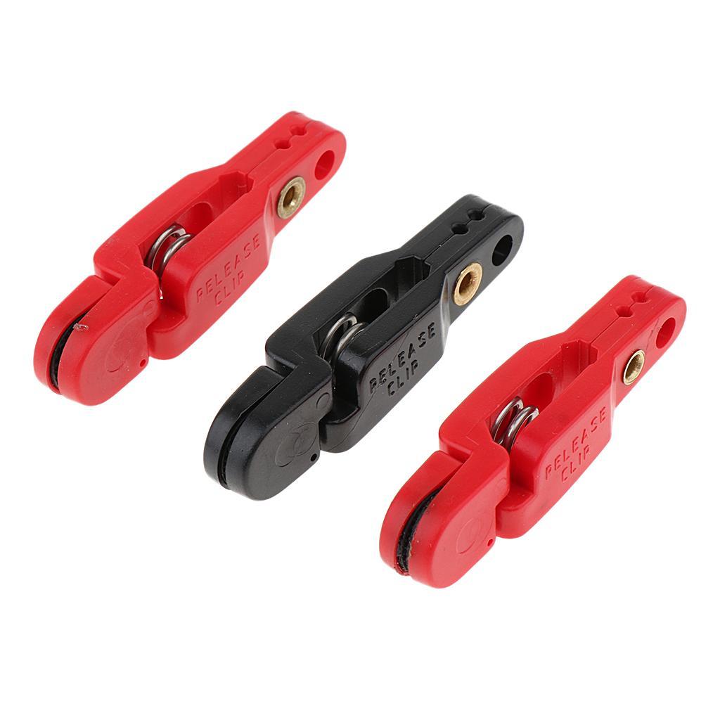 3pcs Fishing Adjustable Planer Board Release Clip , Heavy Tension Line Clips