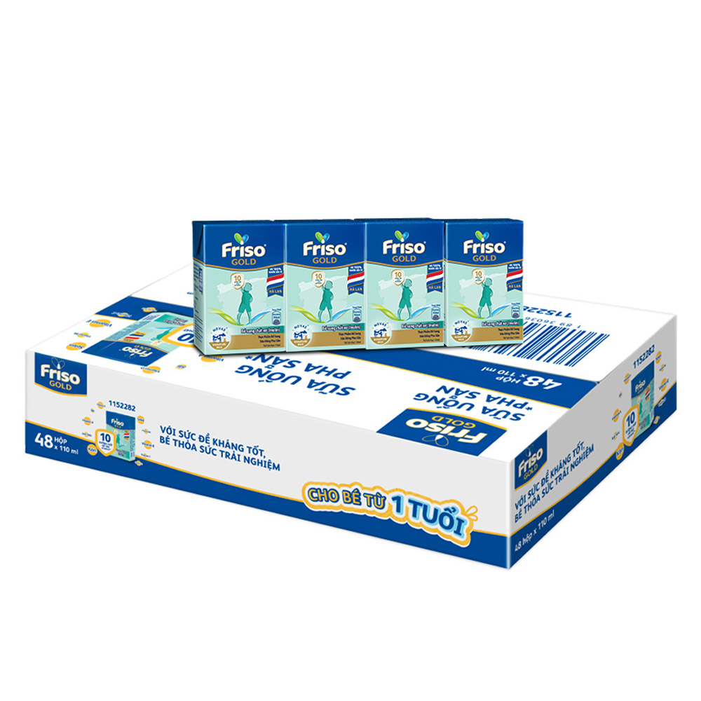 Thùng 48 Hộp Sữa Bột Pha Sẵn Friso Gold Rtd Vani (48 Hộp X 110ml)