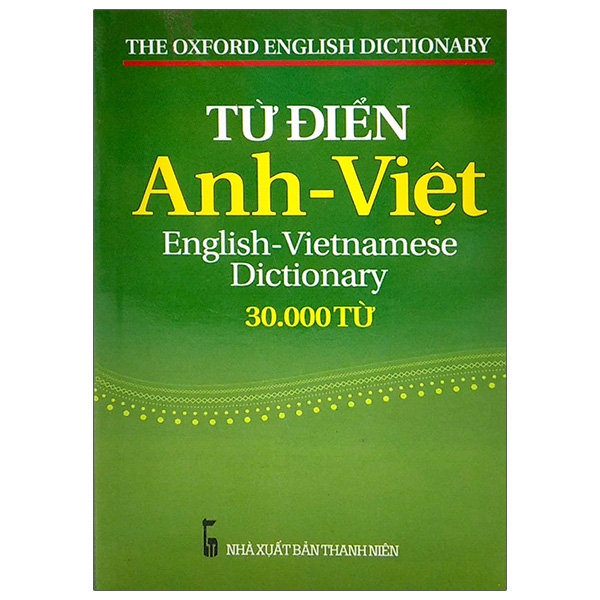 Từ Điển Anh - Việt 30.000 Từ