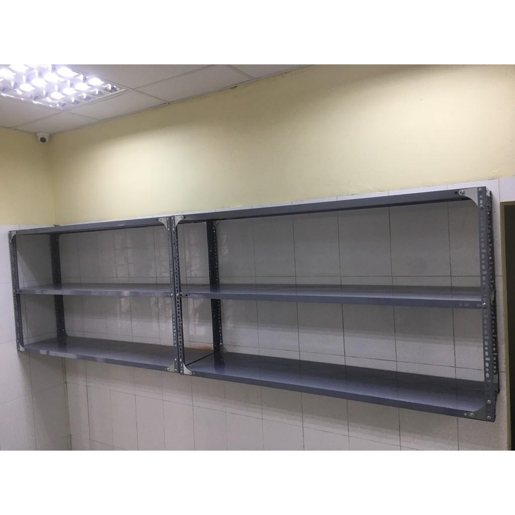 Kệ sắt v lỗ đa năng 3 tầng dài 0,8m x rộng 0,4m x cao 1m