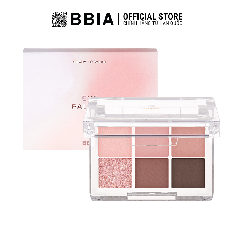Bảng Màu Mắt Bbia Ready to Wear Palette (6 màu) 5g