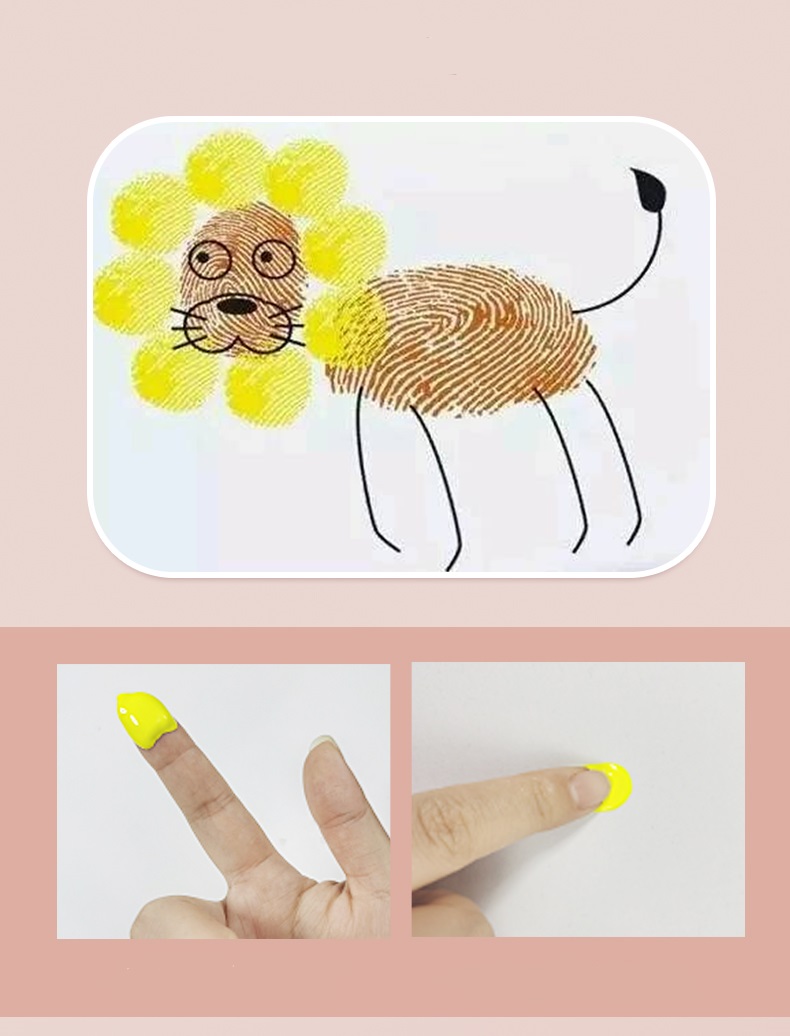 Set 12 Màu Cơ Bản Sơn Nước Acrylic 5ml chống nước tặng kèm cọ vẽ cho người mới tô tượng, làm Handmade