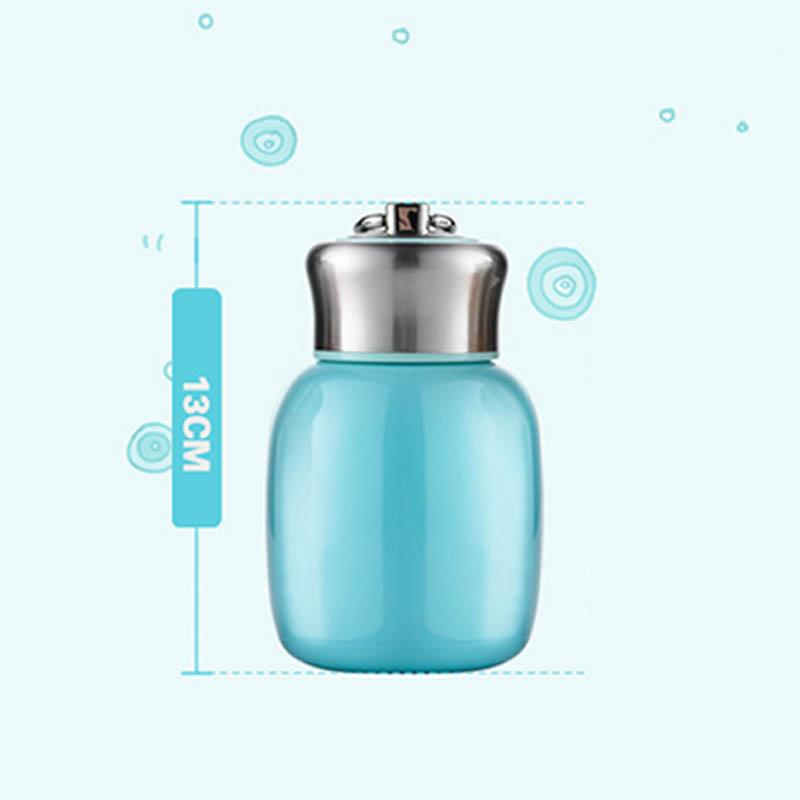 200ML Mini Dễ Thương Giữ Nhiệt Màu Cho Trẻ Em Cà Phê Inox Hút Chân Không Bình Giữ Nhiệt Du Lịch Uống Nước