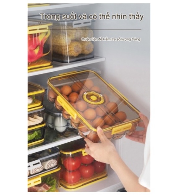 Hộp đựng bảo quản trứng 24 ngăn