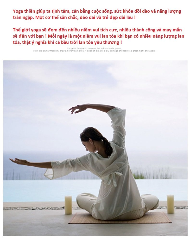 Tượng yoga thiền nhiều tư thế màu trắng đen sang trọng ý nghĩa