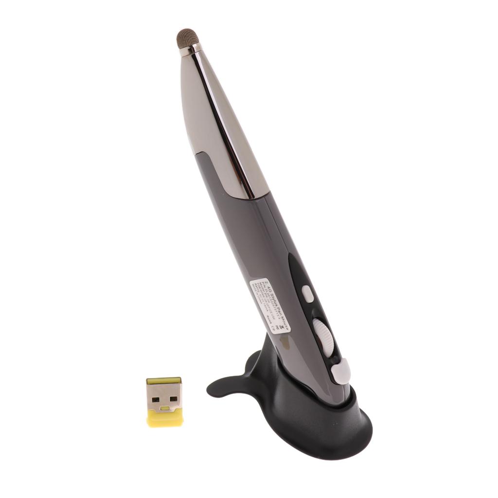 2.4G 3-Speed DPI Adjustable Wireless Pen Mouse For Laptop PC Smart Phone