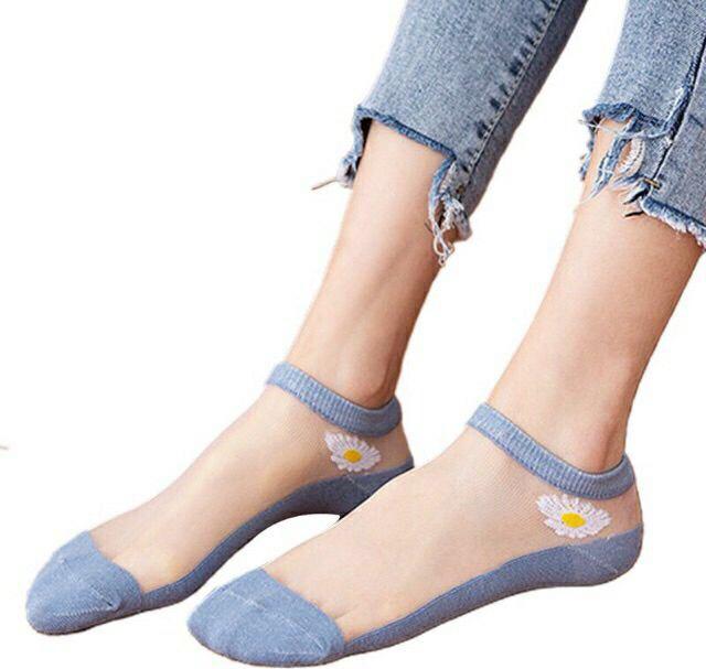 SET 10 ĐÔI TẤT REN HOA CÚC SIÊU XINH - PHONG CÁCH MỚI MẺ - HỢP THỜI (Giao Hàng Theo Mẫu Ngẫu Nhiên)