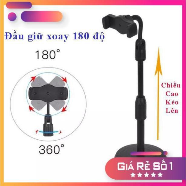 Giá Đỡ Điện Thoại livestream xem video Ổn Định Xoay 360 Độ dùng để Quay Phim