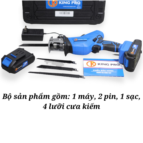 Máy cưa kiếm dùng pin Kingpro 8048CK pin 5cell_Chính Hãng