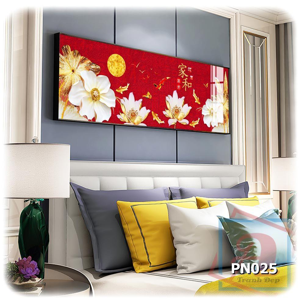 Tranh canvas khổ lớn trang trí phòng ngủ - PN025