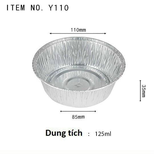 Khay Giấy Bạc Lót Nồi Chiên Không Dầu Đường Kính 20-22cm, Khay Đựng Thực Phẩm