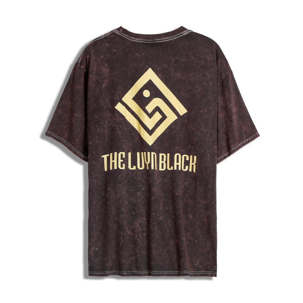 Áo Thun The Luyn Black ACID WASH Unisex Tay Lỡ Màu Xám Chất Cotton Mỹ Dành Cho Cả Nam Và Nữ