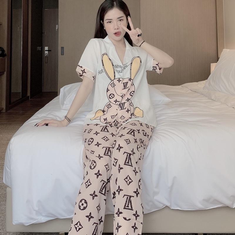 Đồ bộ mặc nhà cánh dơi in 5D, đồ bộ nữ chất mango form dưới 65kg