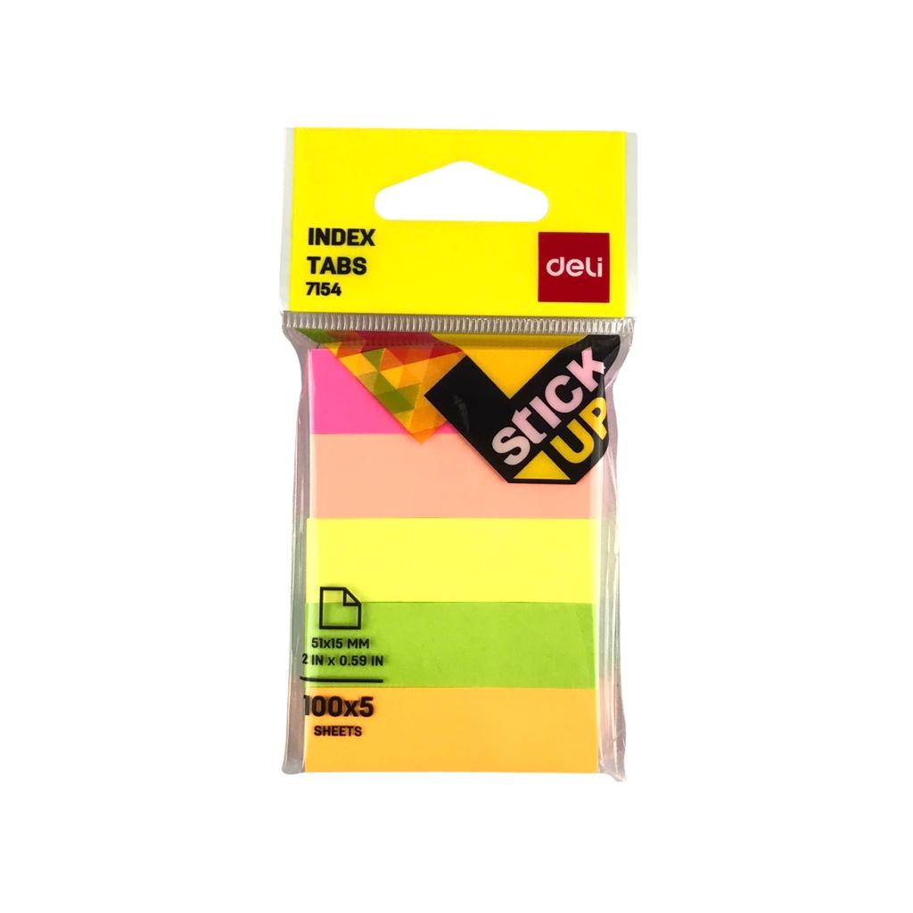 Giấy Note 5 Màu - Deli 7154