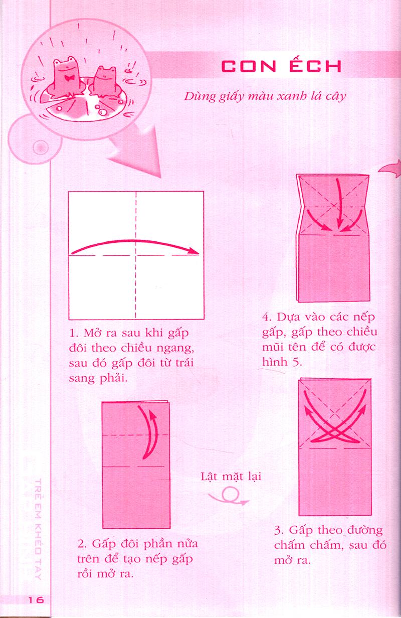 Sách Trẻ Em Khéo Tay Gấp Hình - Tập 2 (Tái Bản)