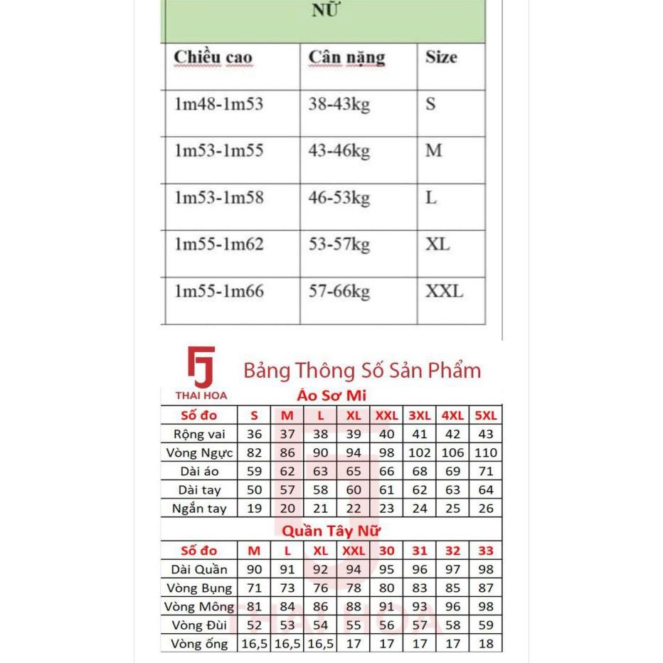 Quần Tây Nữ Thái Hòa màu đen 982-17