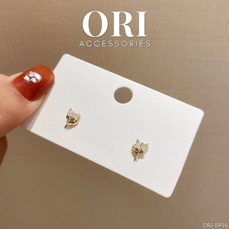 Bông tai dáng nhỏ Cáo Aneurin xinh xắn thời trang ORI ACCESSORIES B456