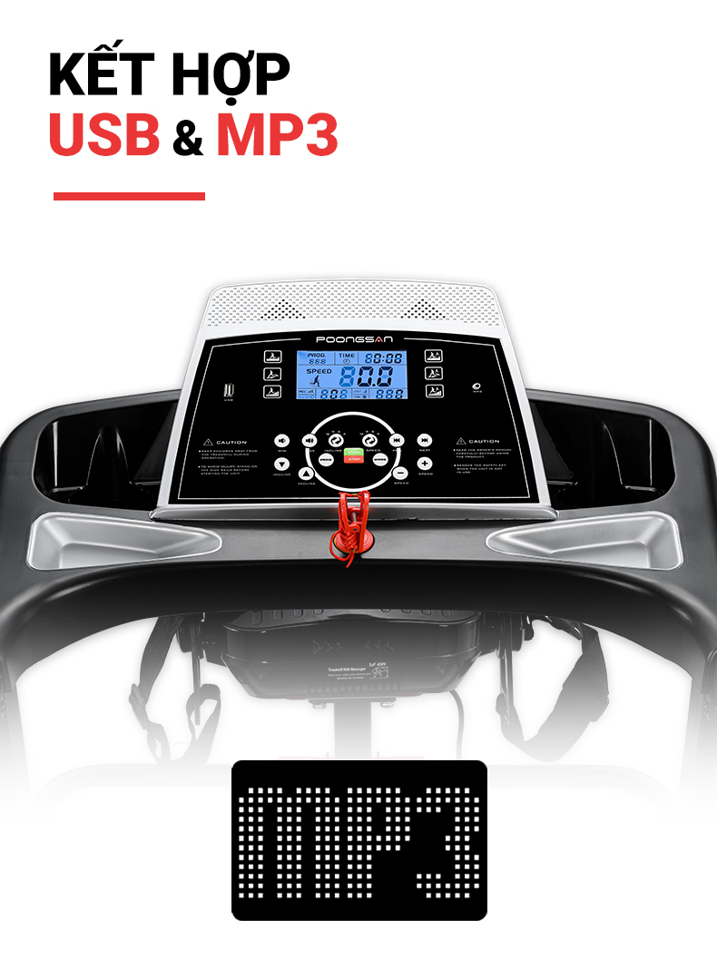 Máy tập chạy bộ Poongsan TMP-900
