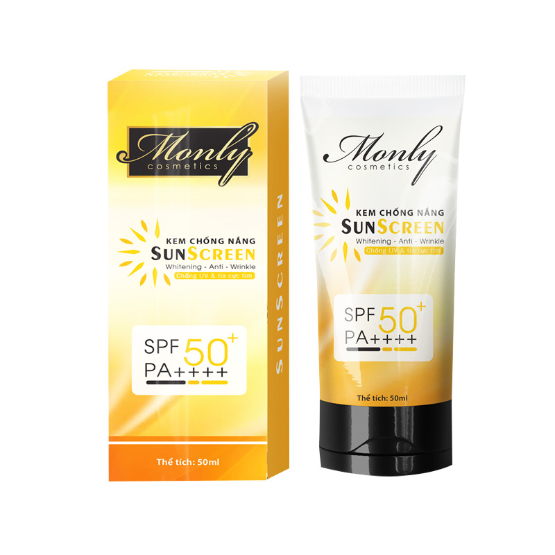 Kem chống nắng SPF50 Monly - Chính hãng