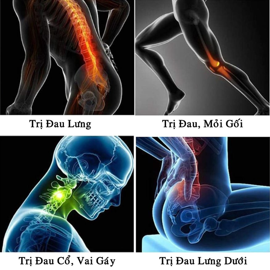 Máy Massage Cầm Tay Cao Cấp - 20 Cấp Độ, Hỗ Trợ Mát Xa Chuyên Sâu, Giảm Đau Cơ, Cứng Khớp giao màu ngẫu nhiên