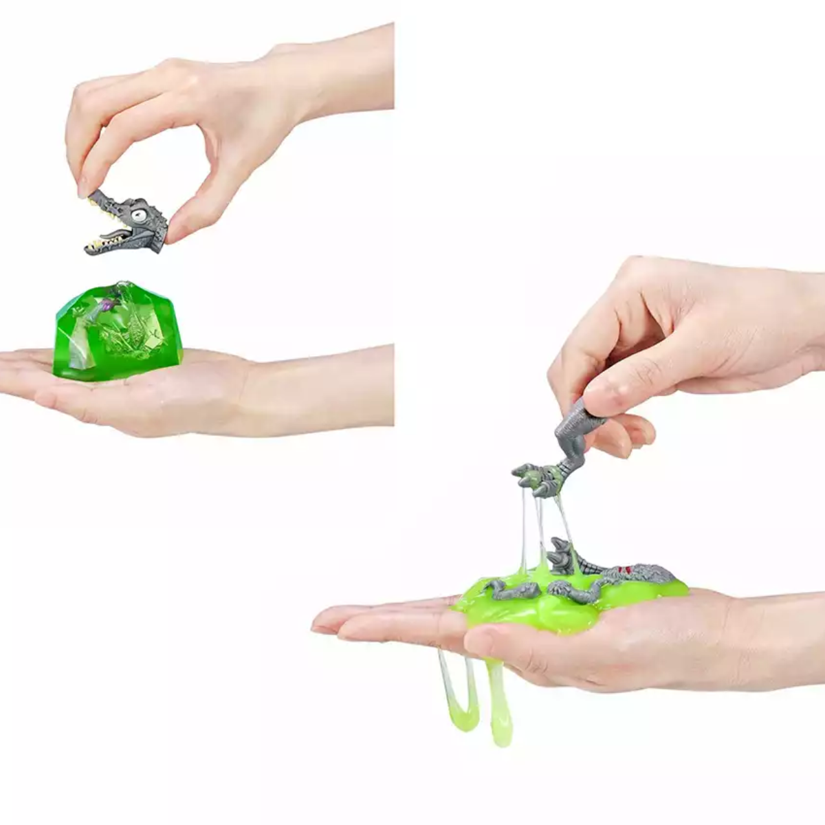 Đồ chơi trứng khủng long Jurassic phát sáng bí ẩn Smashers S1 - cỡ nhỏ