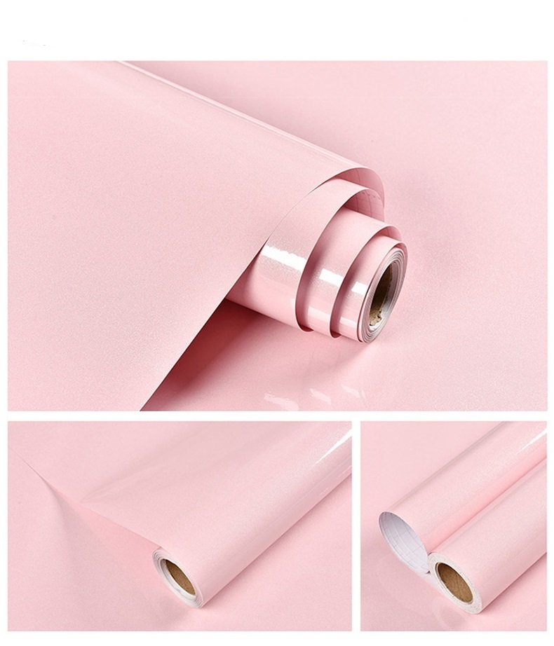 Decal dán bếp màu trơn bóng phủ nhũ sang trọng chống thấm