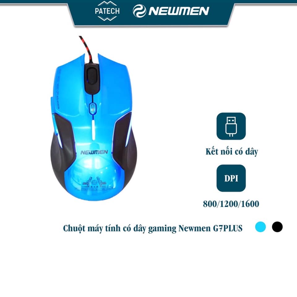 Chuột máy tính có dây gaming Newmen G7PLUS - Hàng Chính Hãng