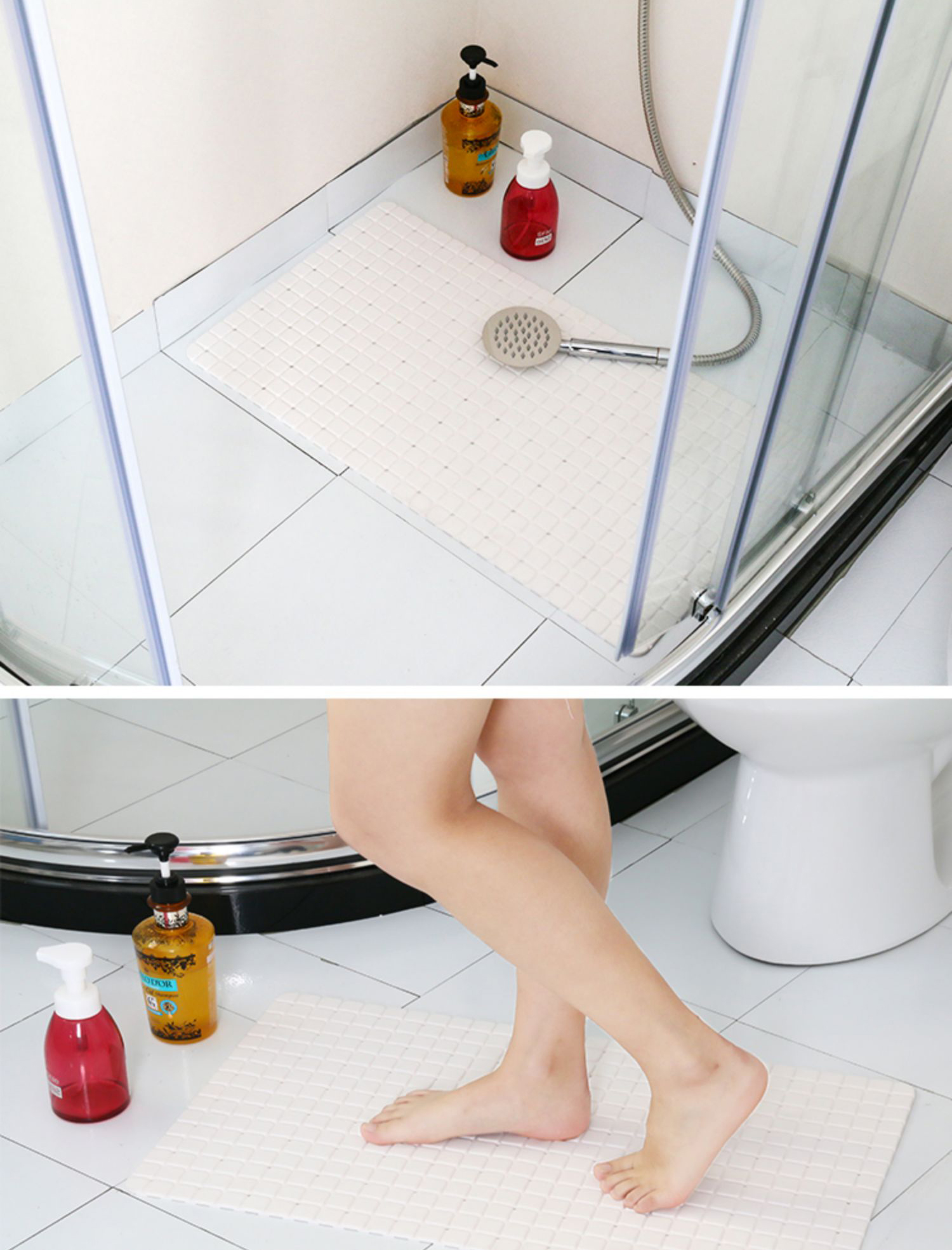 Thảm PVC Lót Sàn Nhà Tắm, chỗ chậu rửa bát nhà bếp Chống Trơn Trượt - loại mới MS11- nhiều màu