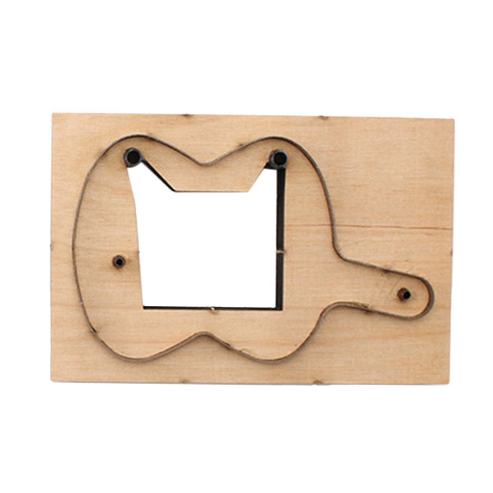 Leather Keys Bag Template Wooden DIY Handmade Punch Tool Key Purse Templates