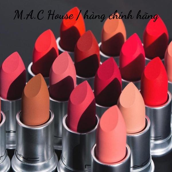 Son MAC Powder kiss, Hàng chuẩn chất lượng cao, bám màu cực tốt , hàng mới