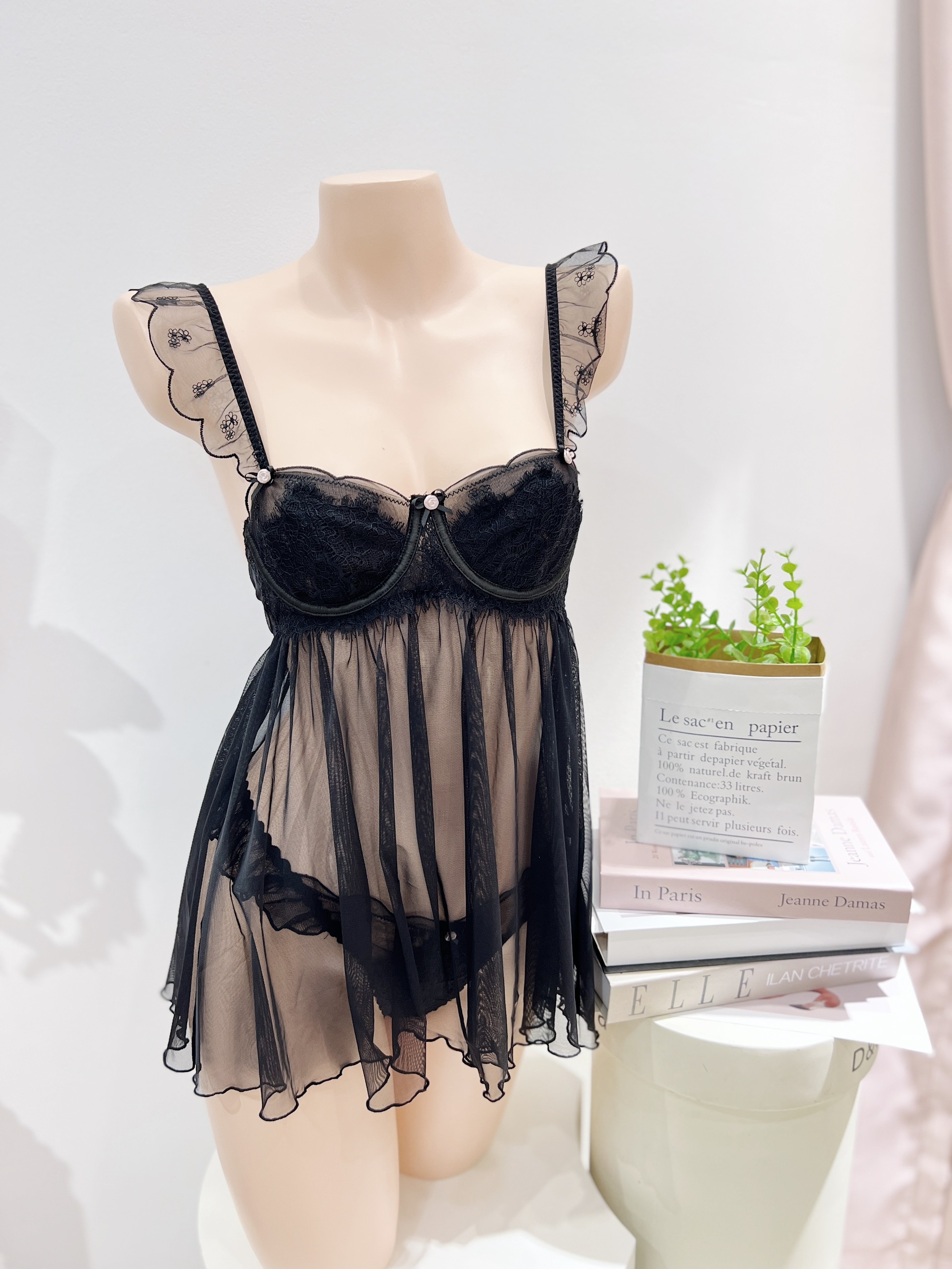 Váy Ngủ Ren Thoải Mái - B.Lingerie