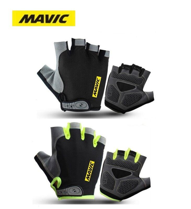 MAVIC Găng Tay Xe Đạp Ngón Nam Nữ Thể Thao Mùa Hè Chống Sốc Xe Đạp Găng Tay GEL MTB Găng Tay Xe Đạp