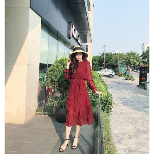Váy bầu thời trang thu đông